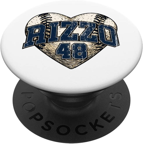 Baseball Heart Gameday Anthony Rizzo New York MLBPA PopSockets Swappable PopGrip...