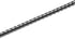 Mogoko Stainless Steel Dog Choke Chain Collar, Puppy Metal Snake Chain Pet Show Slip Collar Choker for Training Walking (Black;16.0"*3.0mm)...