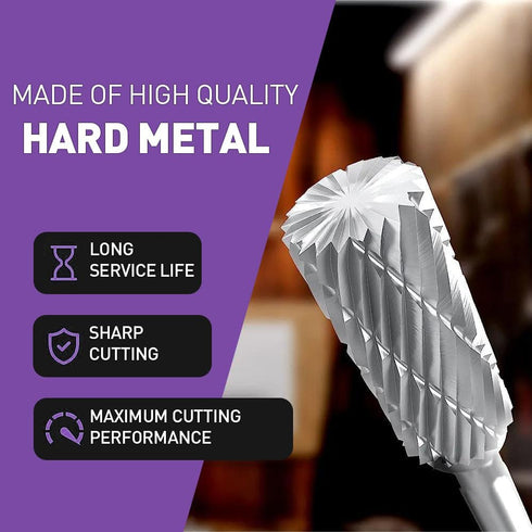 Carving Bits Carbide Burr Set Compatible With Rotary Tool, 10Pcs Grinding Bits for Die Grinders Accessories with 1/8" Shank, Rasp Bits Accessories...