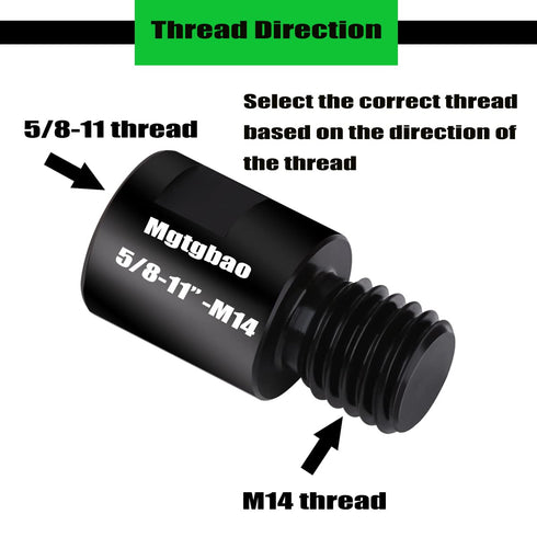 1pcs Angle Grinder Adapter Different Thread Diamond Core Bits Drill Grinder Cutter 5/8-11 female to M14 male....