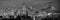 PHOTOSBYJON Seattle Skyline 2020 Photo Print UNFRAMED Dusk BW Black & White City Downtown 11.75 inches x 36 inches Rainier Photographic Panorama P...