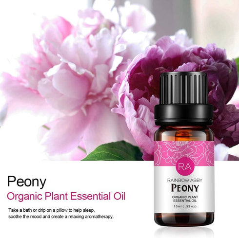 Peony Essential Oil 100% Pure Oganic Plant Natrual Flower Essential Oil for Diffuser Message Skin Care - 10ML...