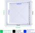 Suteck Plastic Access Panel for Drywall Ceiling 10 x 10 Inch Reinforced Plumbing Wall Access Doors Removable Hinged White...