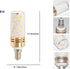 Smart Led Corn Light-Bulb with Remote-Control E14 9W Light Bulbs Adjustable Color Temperature (Warm/Cool) and Brightness, 2 Pack (2 Bulbs + 1 Remo...