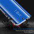 Omorro Case for Galaxy Note 9 Luxury Clear View Electroplate Mirror Makeup Design Flip Wallet 360 Full Body Built-in Screen Protection Slim Hard M...
