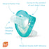 RaZbaby RaZbuddy JollyPop Pacifier Holder w/Removable Baby Pacifier - 0m+ - BPA Free (TREX)...