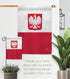 Breeze Decor Poland Garden Flag Regional Nation International World Country Particular Area House Decoration Banner Small Yard Gift Double-Sided, ...