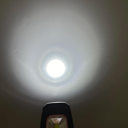 LED Magnetic Battery Work Light,Portable 2 Modes COB Trouble Lamp with Hook for Mechanic,Emergency,Camping,Home,BBQ,Grill(Battery NOT Included)...