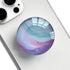 Phone Grip with Expanding Kickstand,Blue Pink Marble Design Cellphone Collapsible Clear Stand for Smartphones...
