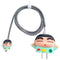 AUGEN iPhone Charger Protector Case, Portable Charger Cover for 20W iPhone USB C Cable, Lightning Cable Cover, Cute Cartoon 3D Design Power Adapte...