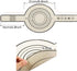 2 Pieces Silicone Baking Mat for Dutch Oven Bread Baking Non-stick Baking Mat with Long Handle0.7 mm Thickened Baking Bread Pad Heat Resistant Bak...
