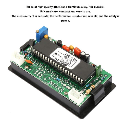 YWBL-WH 5135A DC5V DC Voltmeter Digital Panel Meter for DC300V/DC400V/DC500V, Voltmeter...