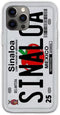Phone Case Compatible with iPhone 15 Pro Max Sinaloa Cool License Plate TPU Shockproof Protective Soft Pure Clear Silicone Phone Cover...