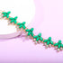 Crystal Flower Collar Necklace for Women Chunky Rhinestone Floral Bib Statement Choker Necklace...