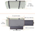 Car Visor Anti-Glare Sunshade Extender for Front Seat Driver or Passenger - 1 Piece (Gray)...