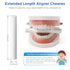 Aligner Chewies for Invisalign, 4-Pack Extended Length Orthodontic Chompers Aligner Trays Seaters for Invisalign Braces, Aligners, Retainers...