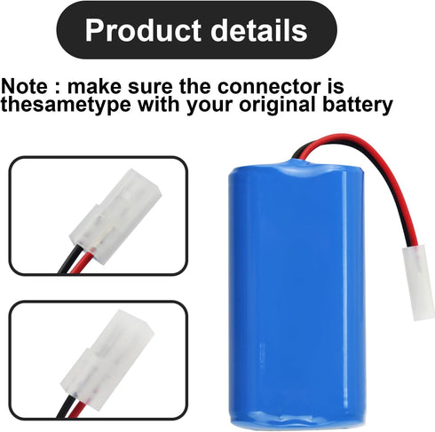 H18650CH-4S1P Vacuum Compatible for Xiaomi MI G1, Mop Essential G1 MJSTG1, SKV4136GL, MC-WRC53,Phicomm X3 Robot Vacuum Cleaner 2600mAh 14.4V...