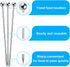 15PCS Cocktail Picks for Drinks, Stainless Steel Cocktail Toothpicks, Reusable Cocktail Skewers, Garnish Picks Bloody Mary Skewers, Metal Martini ...