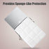 Puffy Laptop Sleeve 15-16 Inch White, Waterproof Carrying Case Bag for Women, Fluffy Computer 15.6 HP Case, Compatible with MacBook Pro 16 Inch, M...