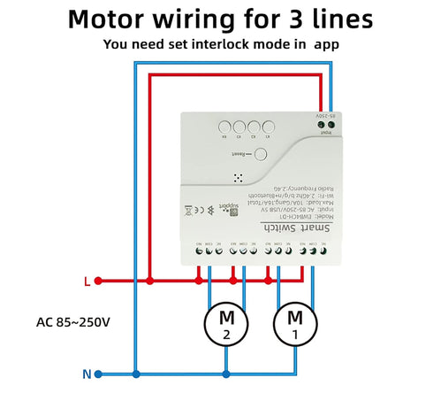 Jane Eyre eWeLink 4 Channels Wireless Smart Switch USB 5V/AC85V-250V Smart WiFi Relay Switch Module with Housing, Using Bluetooth Networking, for ...