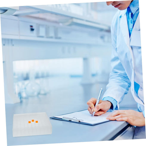 Box Microtube Storage Box Tube Freezer Translucent Tube Box Cryovial Box Cryovial Vial Rack Cryovial Storage Box Pp Transparent Cryogenic Tubes Bo...