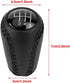 Qiilu Leather Gear Stick Shift Knob Shifter Head Cover for Mazda 3 BK BL/5 CR CW/6 II GH 05-14...
