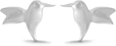 Boma Jewelry Sterling Silver Hummingbird Stud Earrings...