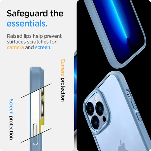 Spigen Ultra Hybrid Designed for iPhone 13 Pro Case (2021) - Sierra Blue...