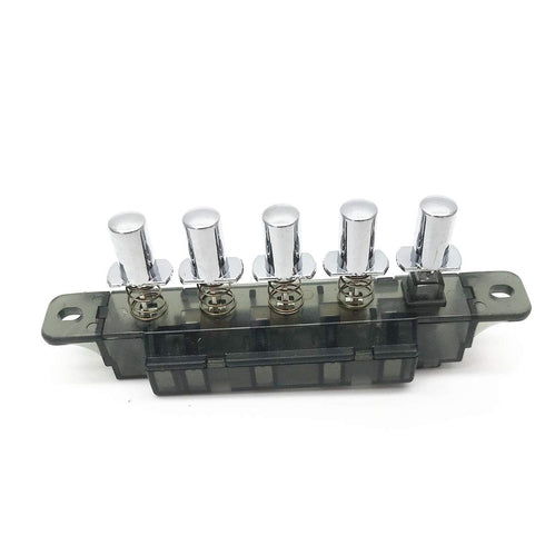 XMHF 5 Push Button Piano Type AC 250V 4A MQ165 Key Board Switch for Range Hood 2Pcs