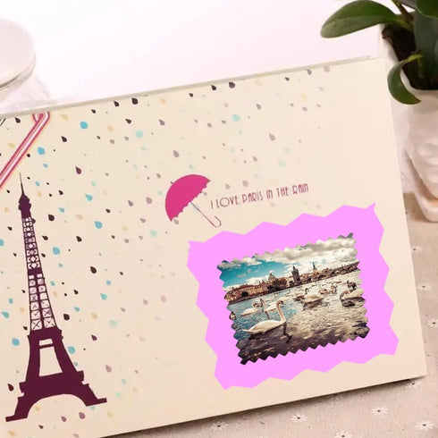 5 PCS Metal Die Cuts Irregular Edges Ruler, AIFUDA 8.4 Inches Craft Tear Rulers Embossing Stencils Paper Tearing Rulers for Scrapbooking Craft Dec...
