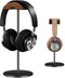 Headphone Stand Holder Headset Holder with Wood and Aluminum Desktop Headphone Stand Headset Stand for Desk with Solid Heavy Base Wood Headphones ...