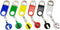 Retractable Flat Beer Bottle Opener with Belt Clip for Bartenders,Waiter (Multi Colors 6-Pack)...