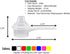 Plastic Measuring Scoop with Funnel, The Scoopie (6.5 cc | 1 1/3 Teaspoon | 6.5 mL) Measuring Spoons for Powders, Coffee, Pet Food, Protein, Spice...