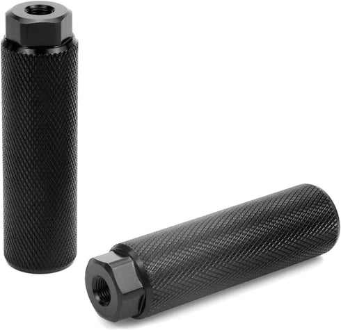 4 Pcs Aluminum Alloy Bike Foot Pegs Fit 3/8 Inch Axles Bicycle Foot Pegs Black Bike Pegs...