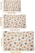 1 Pack 3 Puppy Dog Blankets Super Soft Warm Sleep Mat Fluffy Premium Fleece Pet Blanket Flannel Throw for Dog Puppy Cat - White Paw Print Medium(2...
