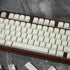 PBT White Jade Keycaps, 154 Keys Cherry Profile Double Shot Keycap, Translucent Keycap Set for Mechanical Keyboard 61/64/84/87/104/108 Layout...
