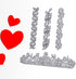 2Pcs Flower Border Die Cuts for Card Making, Lace Flower Edge Cutting Dies Metal Template Molds, Leaves Flower Banner Dies for Crafting DIY Photo ...