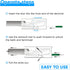 Terminal Removal Tool Kit 172 Pcs Depinning Tool Electrical Connector Pin Removal Tool Kit Pin Extractor Tool Set Wire Terminal Release Tool for A...