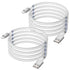 for Innovative Magnetic Charging Cable (2 Pack 6ft) Tangle-Free Charging Cable with Surrounded Magnets Easy Storage Hassle-Free Handling Fast Char...