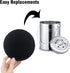 ddLUCK 6 Pack Kitchen Compost Bin Filter, Round Food Waste Bins Activated Carbon Filters,Replaceable Extra Thick Charcoal Filters for Odour Remove...