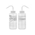 EISCO 2PK Chemical Wash Bottle, Blank Labels, 1000ml - Wide Mouth, Self Venting, Low Density Polyethylene - Performance Plastics Labs...