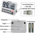 FCXJTU Digital Kitchen Timer, Large Display Countdown/Up Timer with Digits Directly Input, Fast Setting, Loud Alarm, ON/Off, Magnetic Back Stand f...