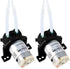 2PCS DC 12V Lab Dosing Pump 100mL/min Peristaltic Pumps Chemical Water Liquid 3mm ID x 5mm OD for Aquarium Analytical Home Bonsai Irrigation Water...