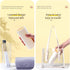 Travel Toothbrush Case,4 in 1 Toothbrush Cup Kit - Ideal for Family, Business, School, or Daily Use,Portable Multifunctional Container (Blue)...
