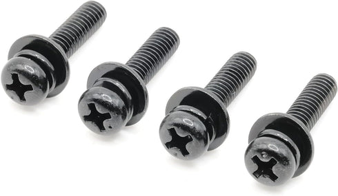 ReplacementScrews 1 Set of Metric Screws (Model RS-198126) Pan Head - Philips Drive - Black Plated (Pack of 4)...