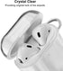 AIRSPO Airpods Case Cover, Clear Soft TPU Protective Cover Compatible with Apple AirPods 1/2 Wireless Charging Case with Keychain (Clear)......