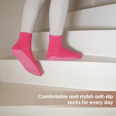 12 pairs pilate socks yoga socks grippy socks Non slip socks woman with Hospital socks solid color bulk Ankle for home workout...