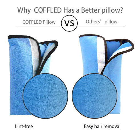 2PC Blue Seat Belt Pillow for Kids, Baby Seatbelt Pillow, Carseat Pillow Protector for Toddler Travel, Kids Travel Seat Belt Pillow, Seatbelt Stra...