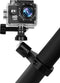UTV Camera Mount for GoPro & More, Aluminum Bracket Fits 1.75"-2" Roll Cage on Polaris RZR, 360° Rotation UTV Camera Holder Compatible with Insta3...