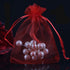 4x6 Inch Organza Gift Bags with Drawstring for Jewelry,Candy,100 Pcs Red Sachet,Sheer Fabric Mesh Tulle Pouches for Baby Shower,Mom Birthday,Party...